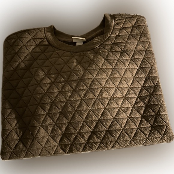 A New Day Quilted Pullover Puff Sleeve Brown Top
Size XL - Picture 2 of 2